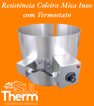 coleira mica com termostato